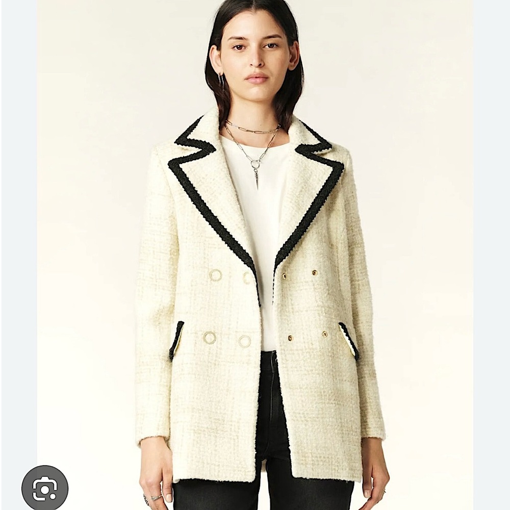 BA&SH Fiara coat Ecru
